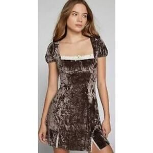 MSRP $69 Urban Outfitters Kimchi Blue Jill Velvet Mini Size S | SAME DAY SHIP